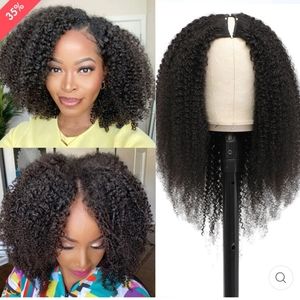 18 inch V Part Wig